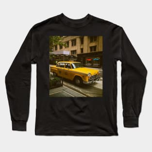 Yellow Cab Midtown Manhattan New York City Long Sleeve T-Shirt